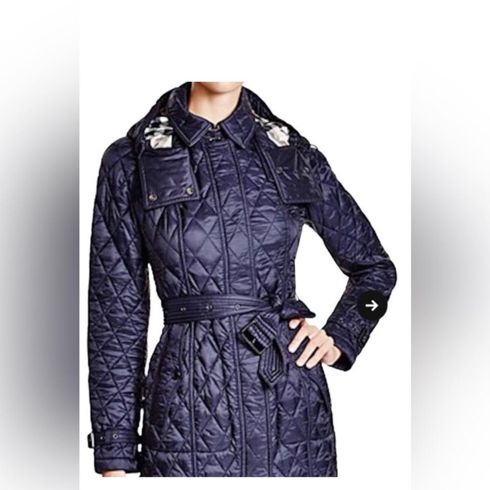 Burberry NaviBlue Quilted Puffer Coat